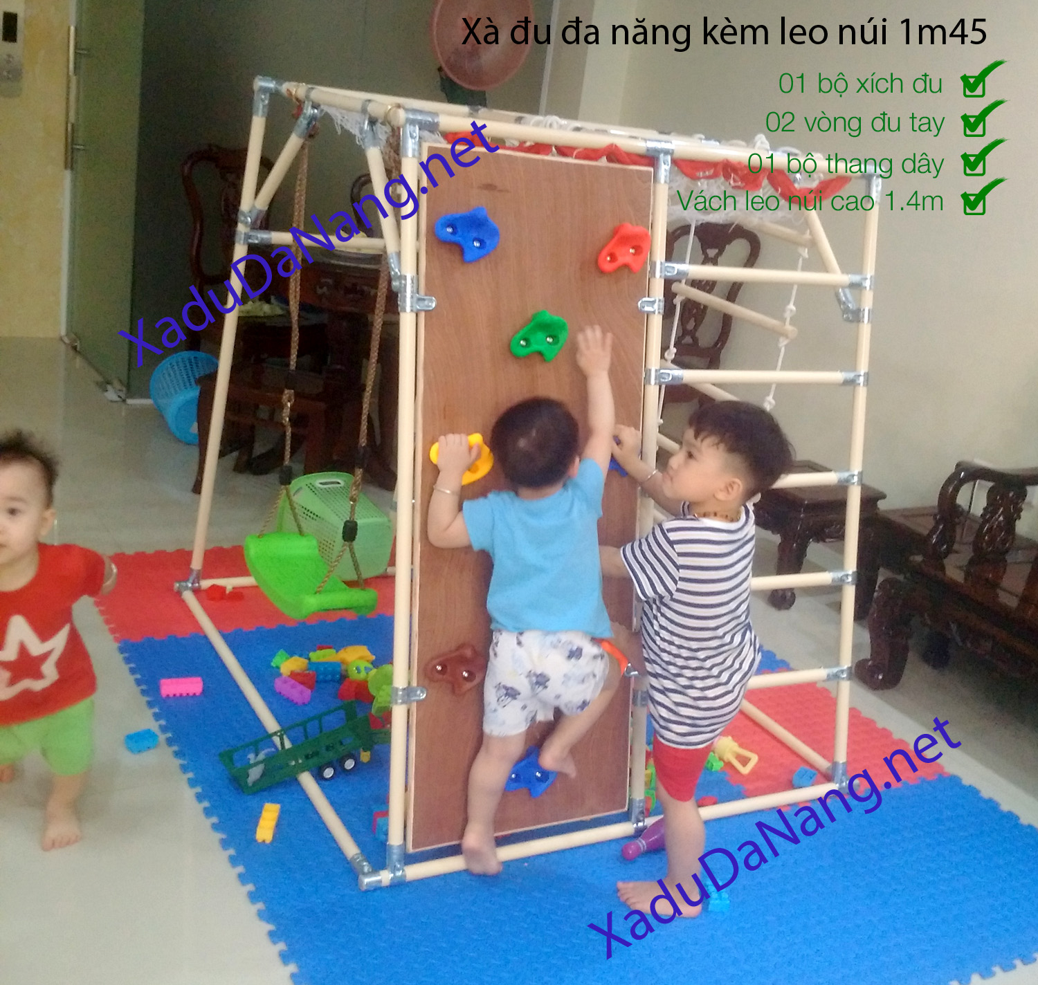 Bộ xà đu vận động đa năng